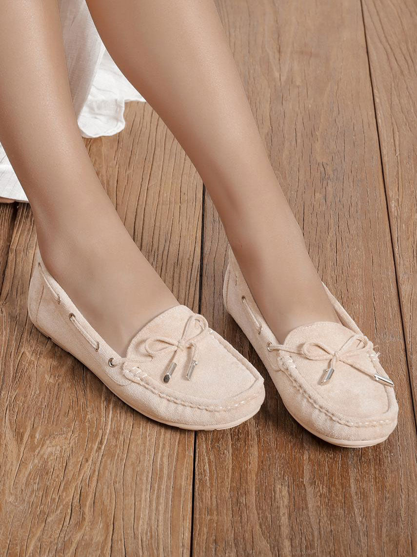 Obi - Søde mokkasiner med lille sløjfe foran